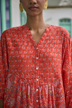 Load image into Gallery viewer, the CHILLI mini - coral and pink floral
