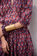 Load image into Gallery viewer, the ANISE midi - vintage navy with red butis
