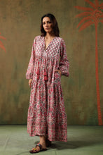Load image into Gallery viewer, The Thyme Dress - white &amp; pink floral
