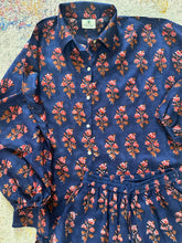 Load image into Gallery viewer, The PAPRIKA set - Navy with red buta set
