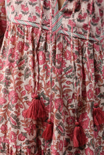 Load image into Gallery viewer, The Thyme Dress - white &amp; pink floral
