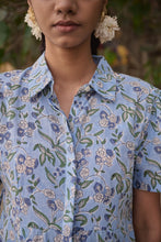 Load image into Gallery viewer, the MALABAR maxi - blue floral
