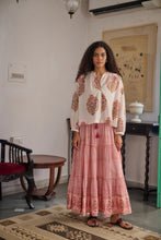 Load image into Gallery viewer, the CINNAMON skirt - pink floral
