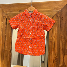 Load image into Gallery viewer, Boys Short-sleeves Shirt - coral pink butis
