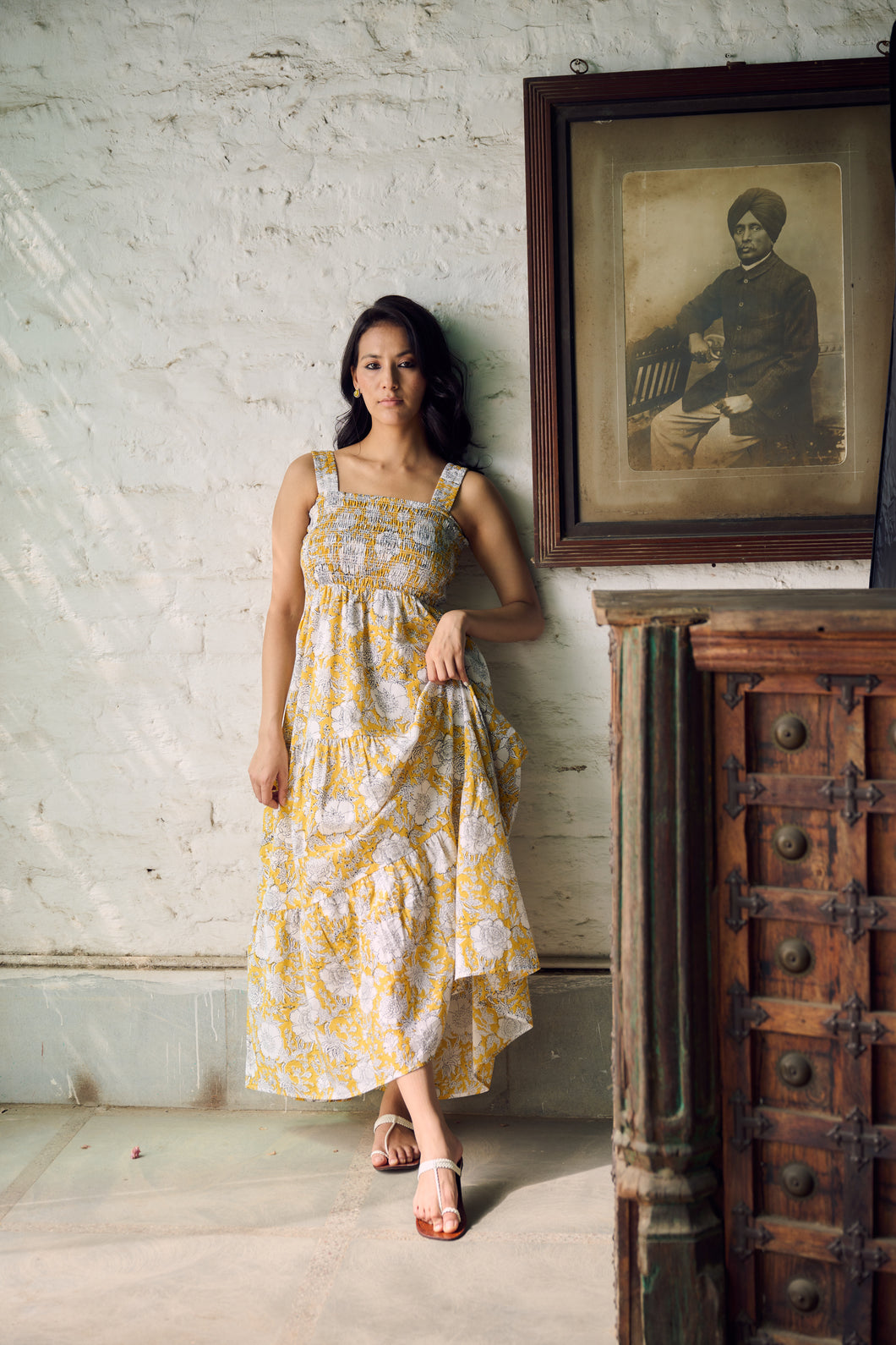 the BAY maxi dress - sweet yellow floral/One size