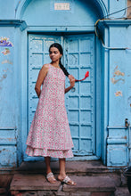 Load image into Gallery viewer, the KAFFIR midi - soft pink floral
