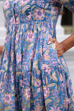 Load image into Gallery viewer, The Pepper dress - Cobalt floral

