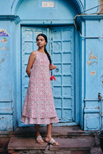 Load image into Gallery viewer, the KAFFIR midi - soft pink floral
