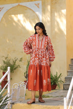 Load image into Gallery viewer, The WASABI midi - terracotta floral
