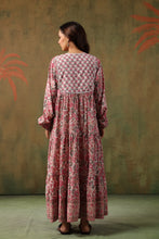 Load image into Gallery viewer, The Thyme Dress - white &amp; pink floral
