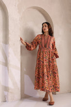 Load image into Gallery viewer, The WASABI midi - rose pink floral
