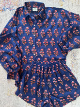 Load image into Gallery viewer, The PAPRIKA set - Navy with red buta set

