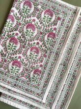 Load image into Gallery viewer, RANI/Placemats - block printed PINK(set of 6)
