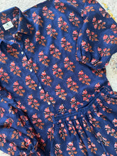 Load image into Gallery viewer, The PAPRIKA set - Navy with red buta set
