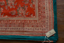 Load image into Gallery viewer, GIETHOORN’ Table cloth - block printed vintage orange
