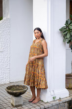 Load image into Gallery viewer, the JASMINE midi - mustard floral
