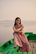 Load image into Gallery viewer, the BORAGE MIDI dress - pink pastels floral
