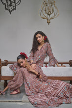 Load image into Gallery viewer, The CHILLI maxi - brown with red and pink floral
