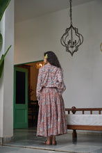 Load image into Gallery viewer, The CLOVE top - white with red and pink floral
