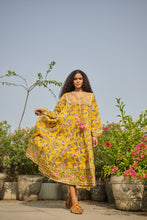 Load image into Gallery viewer, The Thyme Dress - yellow floral
