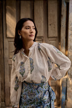 Load image into Gallery viewer, the WRAP skirt - light blue floral
