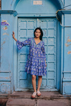 Load image into Gallery viewer, the STEVIA dress - blue floral
