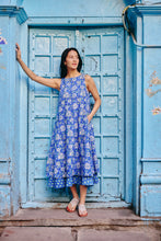 Load image into Gallery viewer, the KAFFIR midi - blue floral
