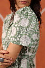 Load image into Gallery viewer, The MALABAR maxi (half sleeves) - soft sage green
