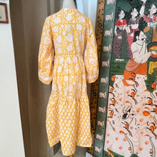 Load image into Gallery viewer, The WASABI midi - yellow with white floral
