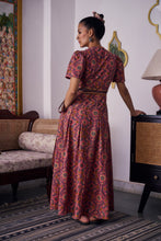 Load image into Gallery viewer, The CASSIA MAXI wrap dress -vintage rose
