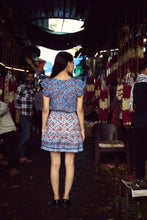 Load image into Gallery viewer, The DILL skirt - blue red floral
