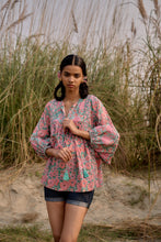 Load image into Gallery viewer, the MINT top - pink pastels floral
