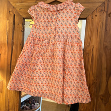 Load image into Gallery viewer, Kids Smocked dress with lining - soft coral butis
