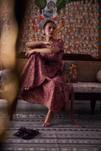 Load image into Gallery viewer, The CASSIA MAXI wrap dress -vintage rose
