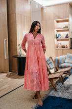 Load image into Gallery viewer, The PEPPER maxi - pink checks
