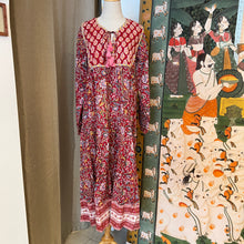 Load image into Gallery viewer, the Thyme maxi - red colourful floral
