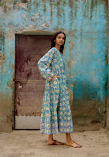 Load image into Gallery viewer, the Thyme maxi - green &amp; yellow floral
