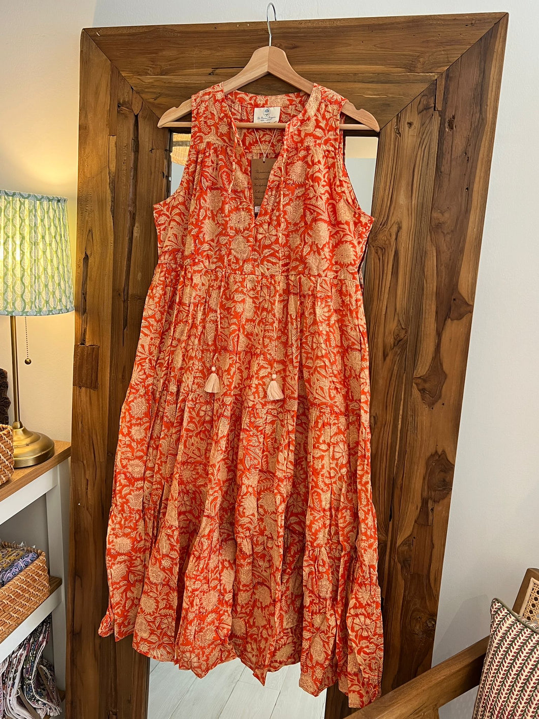 The BORAGE dress - orange/One size