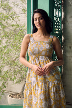 Load image into Gallery viewer, the BAY maxi dress - sweet yellow floral/One size
