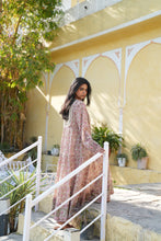 Load image into Gallery viewer, The Thyme Dress - SAGE green with pink floral
