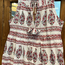 Load image into Gallery viewer, BORAGE MIDI dress - white with soft pink buta

