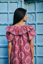 Load image into Gallery viewer, the MACE mini - red geometric print
