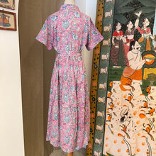 Load image into Gallery viewer, the PARSLEY MIDI dress - soft purple w/ blue parsley
