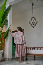 Load image into Gallery viewer, The CLOVE top - white with red and pink floral
