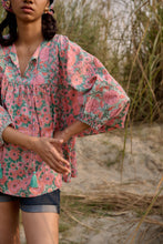 Load image into Gallery viewer, the MINT top - pink pastels floral
