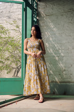 Load image into Gallery viewer, the BAY maxi dress - sweet yellow floral/One size
