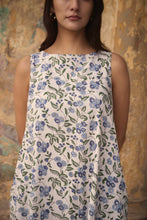 Load image into Gallery viewer, the KAFFIR midi - white with blue floral
