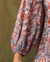 Load image into Gallery viewer, The WASABI midi - White with blue floral
