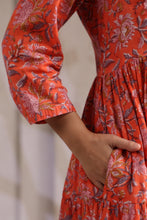 Load image into Gallery viewer, The Pepper Maxi - Coral &amp; pink floral
