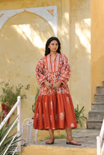 Load image into Gallery viewer, The WASABI midi - terracotta floral
